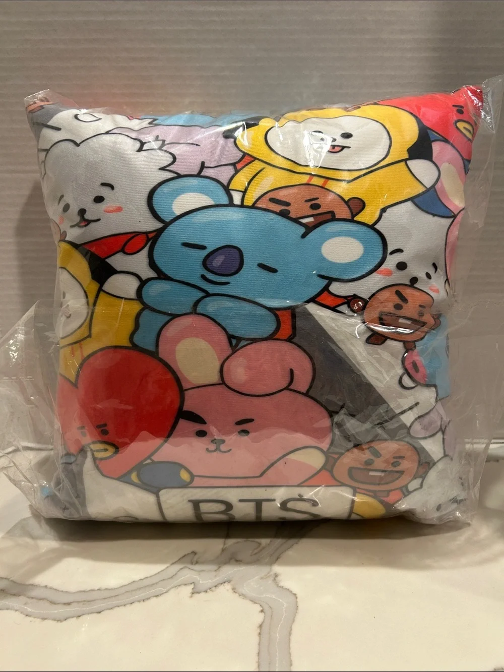 BTS BT21 Character Decorative Pillow - Multicolor